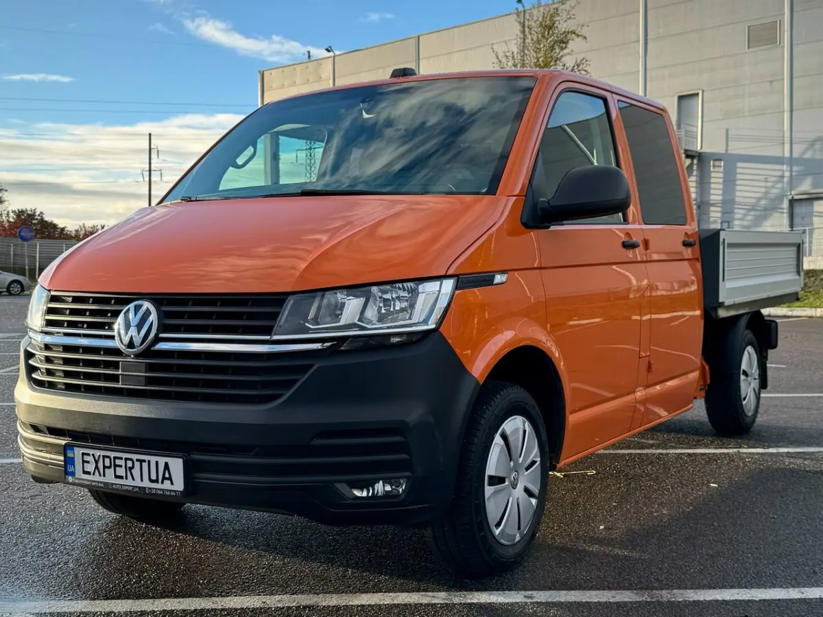 Volkswagen Transporter Дубль Кабіна Бортова Платформа — фото 1
