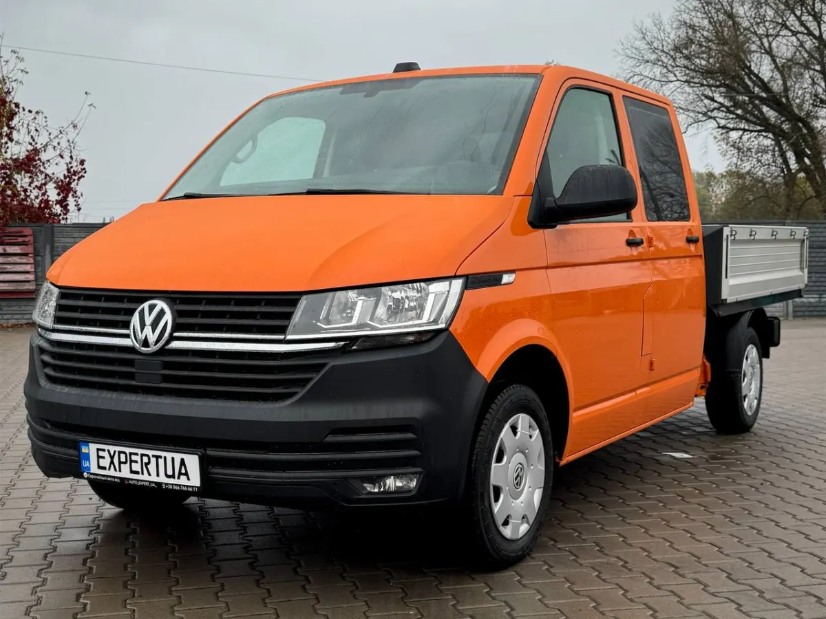 Volkswagen Transporter Дубль Кабіна Бортова Платформа — фото 1